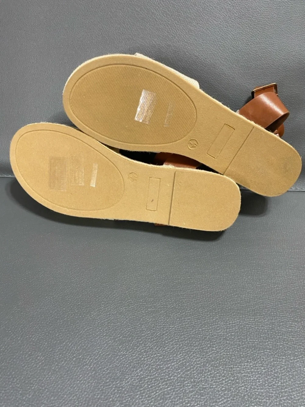 NWOT Ankle-Strap Espadrille Sandals
